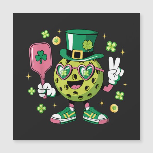Lucky Pickleball Hat Irish Shamrock (正面)