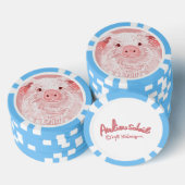 Lucky piglet Poker Chips ポーカーチップ (積み重ね)