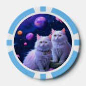 Lucky Poker Chips for Cat Lovers ポーカーチップ (正面)