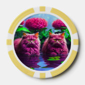 Lucky Poker Chips for Cat Lovers ポーカーチップ (正面)