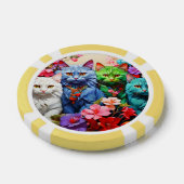 Lucky Poker Chips for Cat Lovers ポーカーチップ (シングル)