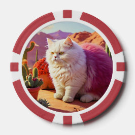 Lucky Poker Chips for Cat Lovers ポーカーチップ