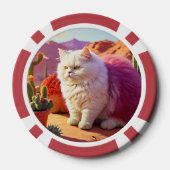 Lucky Poker Chips for Cat Lovers ポーカーチップ (裏面)