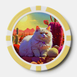 Lucky Poker Chips for Cat Lovers ポーカーチップ