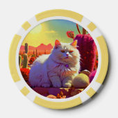 Lucky Poker Chips for Cat Lovers ポーカーチップ (裏面)