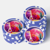 Lucky Poker Chips for Cat Lovers ポーカーチップ (積み重ね)