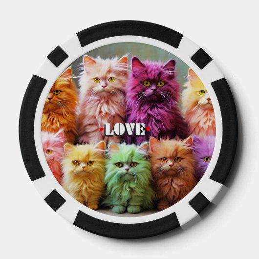 Lucky Poker Chips for Cat Lovers  ポーカーチップ (裏面)