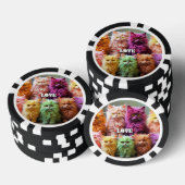 Lucky Poker Chips for Cat Lovers  ポーカーチップ (積み重ね)