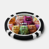 Lucky Poker Chips for Cat Lovers  ポーカーチップ (シングル)