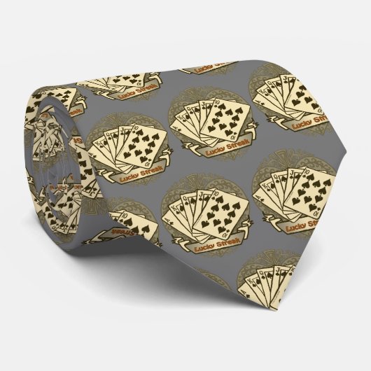 Lucky Poker Player Tie ネクタイ (ロール)