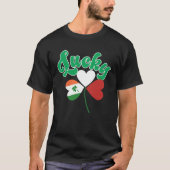 Lucky Polish Irish shamrock Saint Patricks Day  1 Tシャツ (正面)