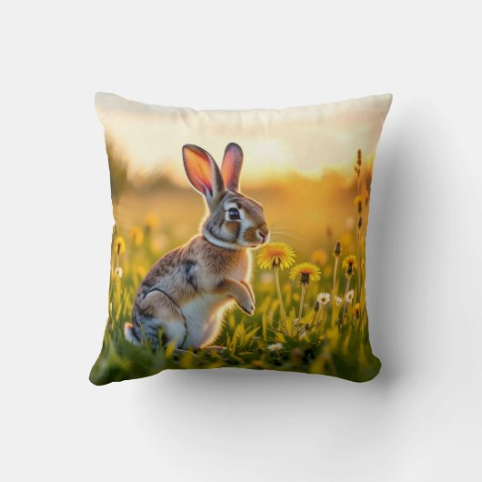 Lucky Rabbit Foot  クッション (裏面)