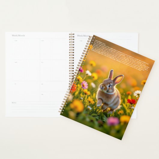 Lucky Rabbit Foot Calendar プランナー手帳 (ディスプレー)