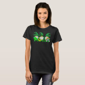 Lucky Rainbow Gnome Happy St Patrick's Day Kids Wo Tシャツ (正面フル)