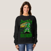 Lucky School Bus Driver St Patrick's Day Saint Pad スウェットシャツ (正面フル)