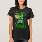 Lucky School Bus Driver St Patrick's Day Saint Pad Tシャツ (正面)