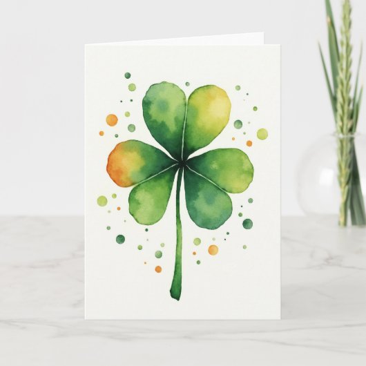 Lucky Shamrock Art Card カード (正面)