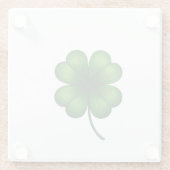 Lucky Shamrock St. Patrick’s Day Coaster ガラスコースター (裏面)