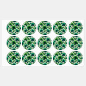 Lucky Shamrock St. Patrick’s Day Gift Labels ラベル (シート)
