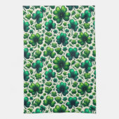 Lucky Shamrock St. Patrick’s Day Kitchen Towels キッチンタオル (縦)