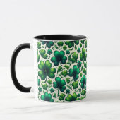 Lucky Shamrock St. Patrick’s Day Mug マグカップ (左)
