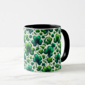 Lucky Shamrock St. Patrick’s Day Mug マグカップ (正面右)
