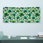 Lucky Shamrock St. Patrick’s Day Party Banner 横断幕 (トレードショー)