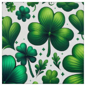 Lucky Shamrock St. Patrick’s Day Pattern Fabric ファブリック (見本)