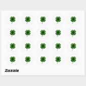 Lucky Shamrock St. Patrick’s Day Sticker ラウンドシール (シート)