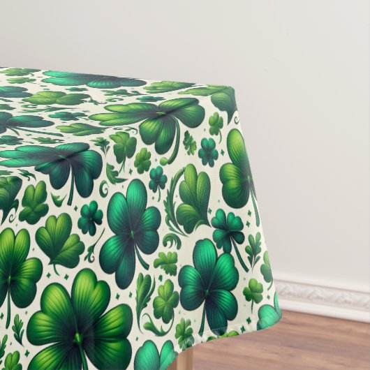 Lucky Shamrock St. Patrick’s Day Tablecloth テーブルクロス (インサイチュ)