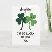 Lucky Shamrocks Daughter Card カード (正面)