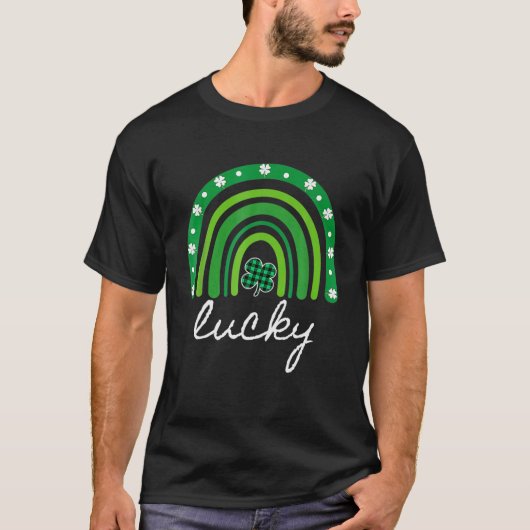 Lucky Shenanigans Coordinator Rainbow St Patrick D Tシャツ (正面)
