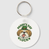 Lucky Shih Tzu St.Patrick's Day  キーホルダー (裏面)