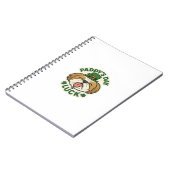 Lucky Shih Tzu St.Patrick's Day ノートブック (左側)