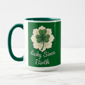 Lucky Since Forever St Patrick’s Day - caneca マグカップ (左)