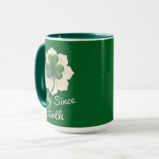 Lucky Since Forever St Patrick’s Day - caneca マグカップ (正面左)