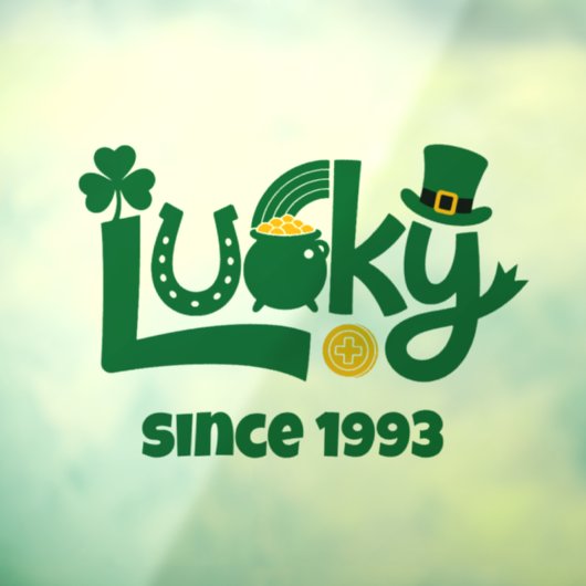 Lucky since Year ウィンドウサイン (シート3)
