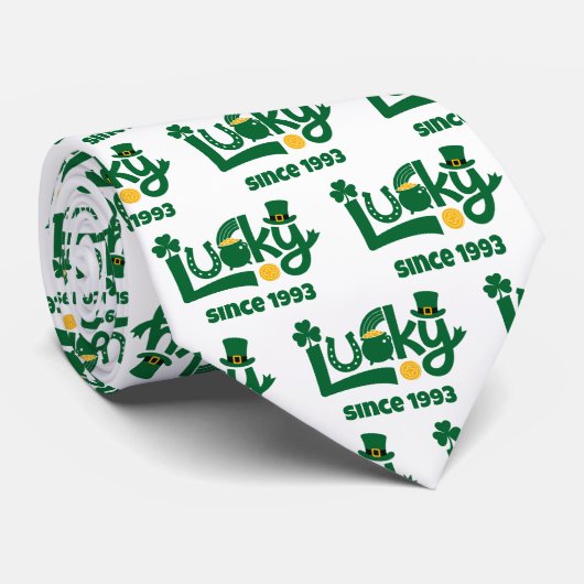 Lucky since Year ネクタイ (ロール)