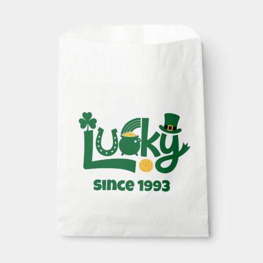 Lucky since Year フェイバーバッグ (正面)