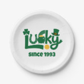 Lucky since Year ペーパープレート (正面)