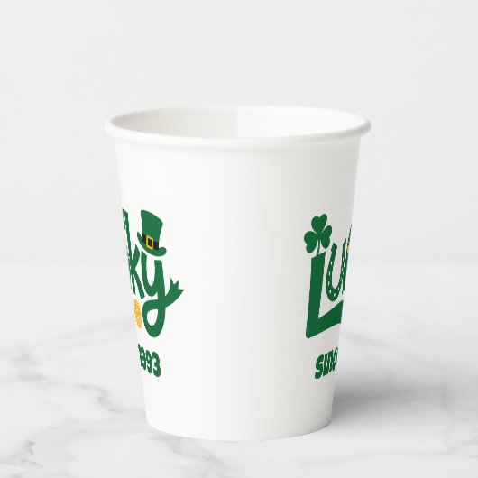 Lucky since Year 紙コップ (左)