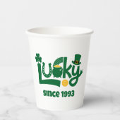 Lucky since Year 紙コップ (正面)