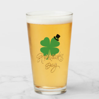 Lucky Sips: St. Patrick's Day Edition - Logo in a  タンブラーグラス