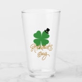 Lucky Sips: St. Patrick's Day Edition - Logo in a  タンブラーグラス (正面)