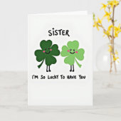 Lucky Sister Im So Lucky Card カード (黄色い花)