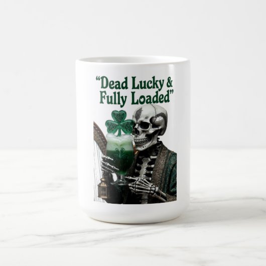Lucky Skeleton Stout T-Shirt | Dead Lucky コーヒーマグカップ (中央)