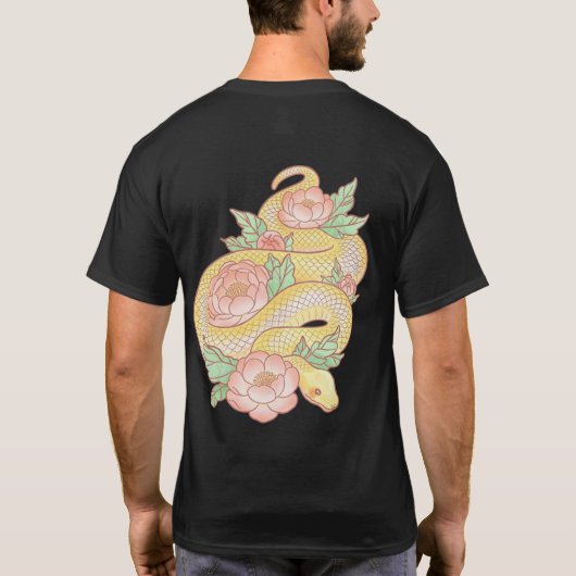 Lucky Snake Tシャツ (裏面)