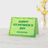 Lucky Sprinkles St. Patrick’s Day Card カード (黄色い花)