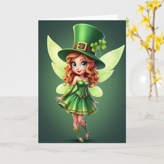 Lucky Sprite Festive Card カード (黄色い花)