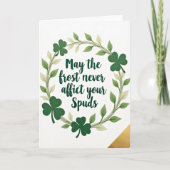Lucky Spuds Blessing Green Art Card カード (正面)